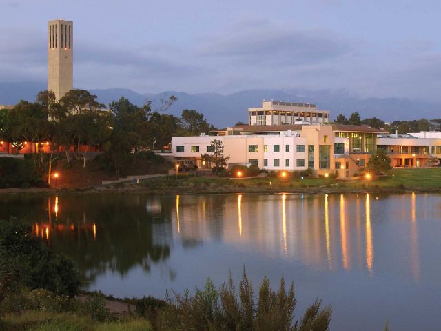 UCSB campus lagoon.  Credit: Tony Mastres