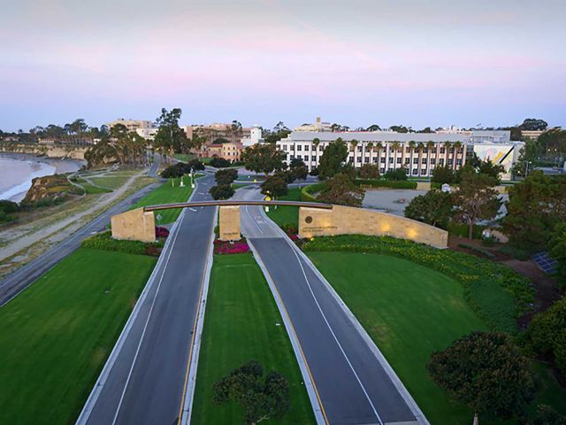 UCSB campus flyover.  Credit: Tony Mastres