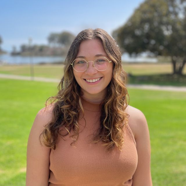 Breanna at the UCSB lagoon