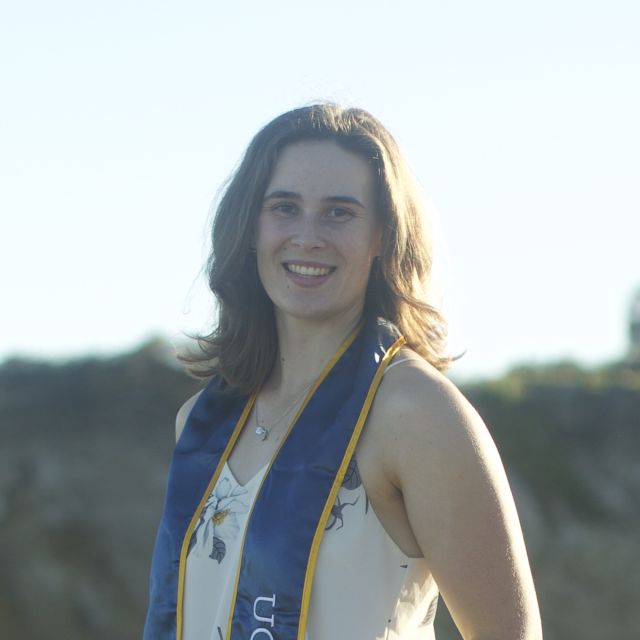 Ava at the Goleta beach!